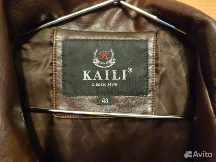 Кожаная куртка мужская Kaili Classic