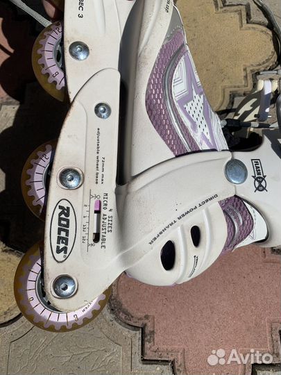 Роликовые коньки детские раздвижные