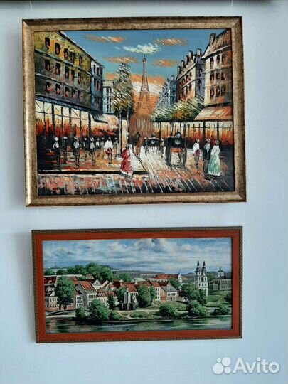 Картина маслом багетная мастерская