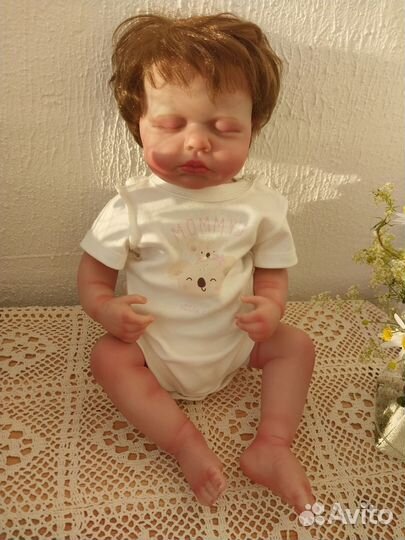 Кукла Реборн силиконовая мальчик