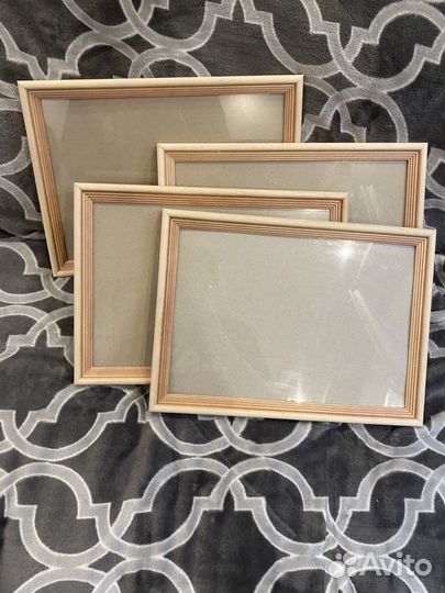 Рамка стекло/дерево А4