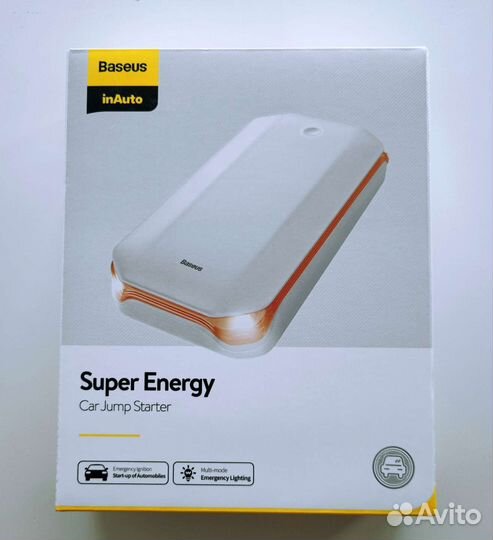 Baseus jump starter, пусковое устройство, бустер