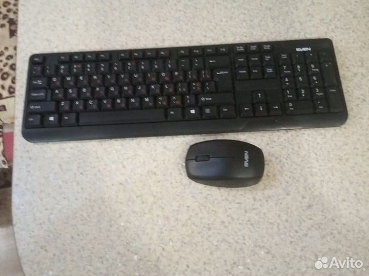 Беспроводные клавиатура и мышь без адаптера