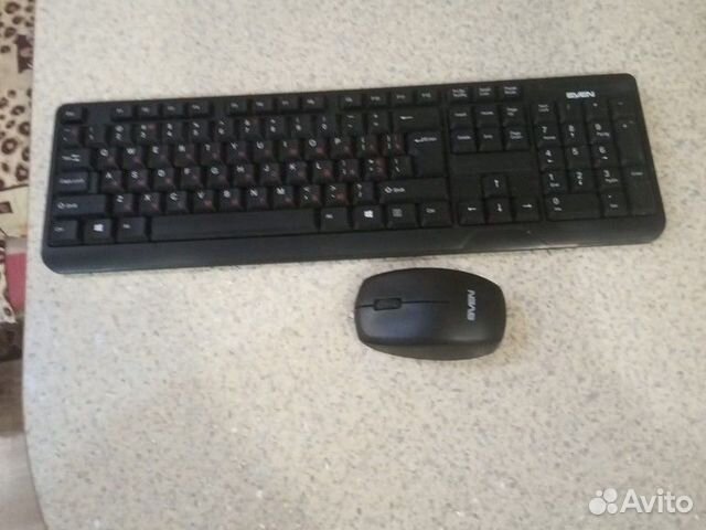 Беспроводные клавиатура и мышь без адаптера