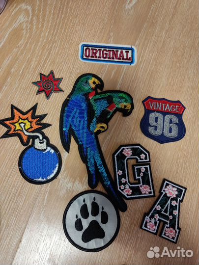 Наклейки, нашивки для одежды