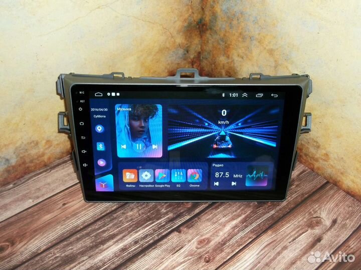 Магнитола Toyota Corolla E150 Android GPS WiFi