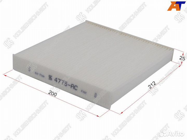 Фильтр салона ford transit 06-14 /mitsubishi lanc