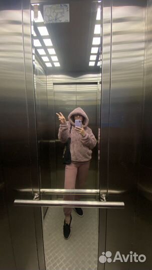 Плюшевый, теплый костюм