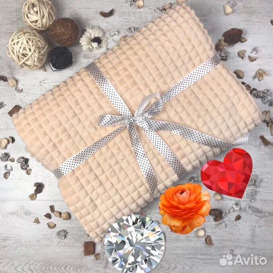 Покрывало Плед Кубики Оптом