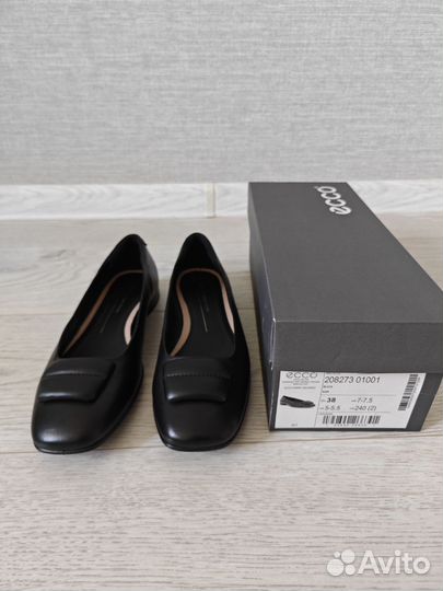 Балетки ecco 38 размер