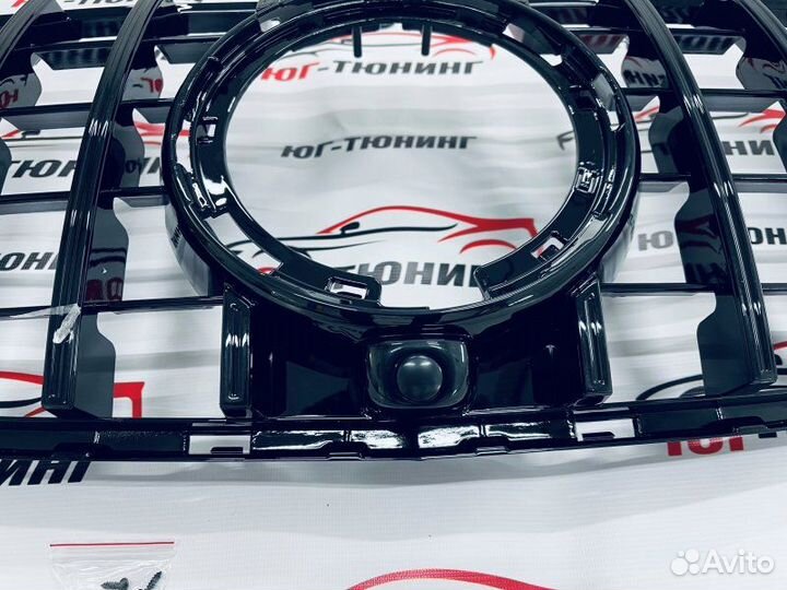 Решетка GT black на Mercedes GLC 253 рест не AMG