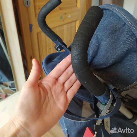 Коляска трость maclaren quest Denim. Джинс