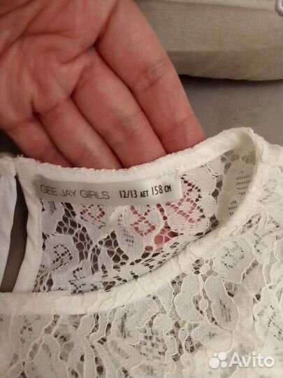 Блузка белая