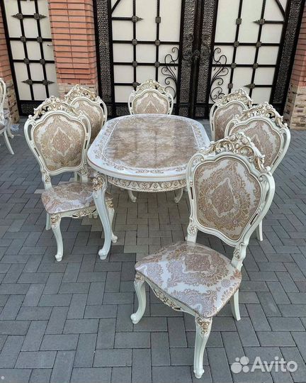 Стол и стулья Новые Кухонный Обеденный Раскладной