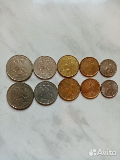 Монеты России 1999г-2015г