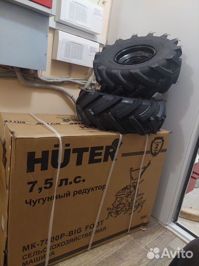Новый мотоблок huter 7500 Big foot