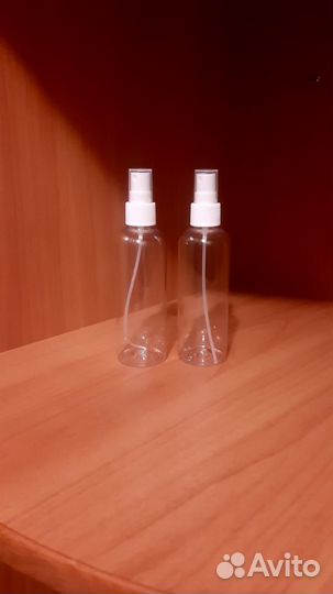 Флаконы 50 и100 мл с распылителем пэт