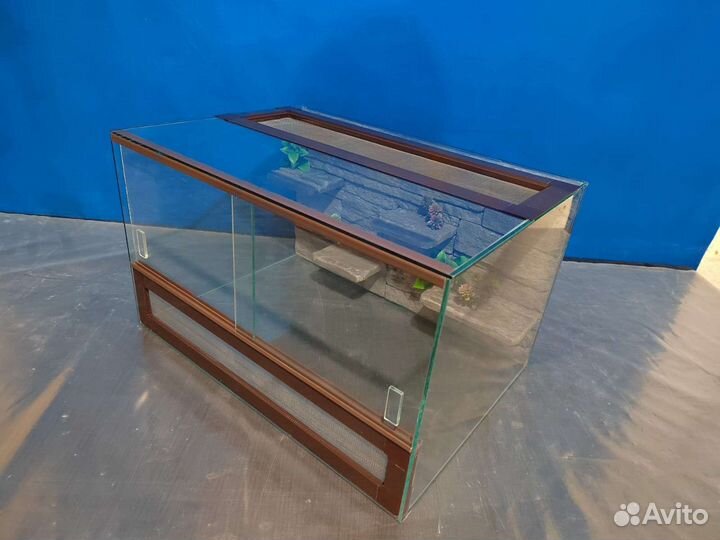 Террариум с декором и без, доставка по РФ