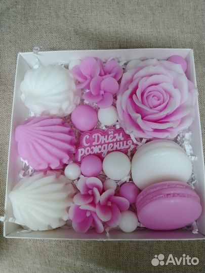 Бокс. Подарочный набор из мыла ручной работы