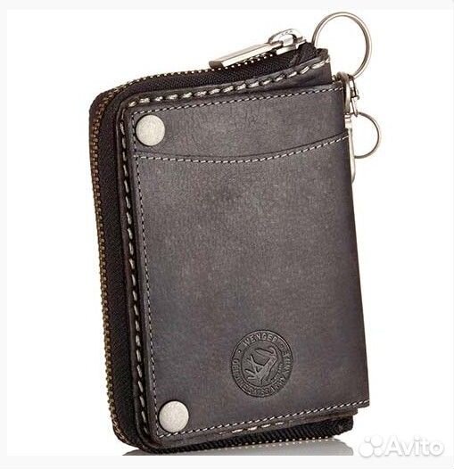 Портмоне Wenger W23-21 Black воловья кожа