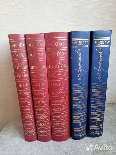 Сборник сочинений А.С Пушкина и М.Ю. Лермонтова