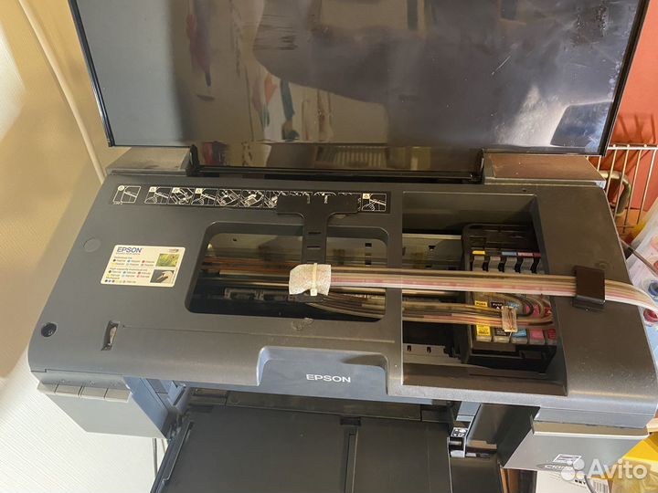 Цветной струйный принтер epson stylos photo T50
