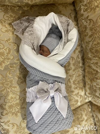 Конверт на выписку для мальчика весна осень