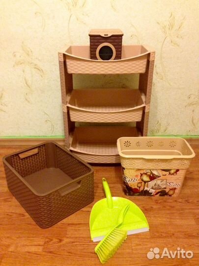 Тумба этажерка из прочного пластика
