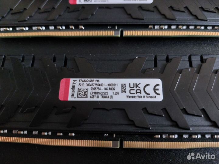 Kingston fury Renegade (KF432C16RB1/16) 16 гб