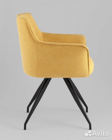 Стул обеденный Feston вращающийся желтый