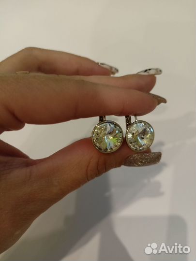 Серьги сваровски