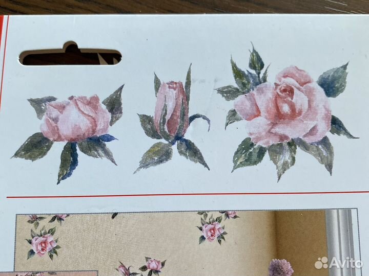 Декоративные наклейки Розы, Лимоны