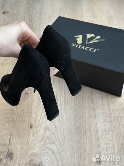 Туфли женские натуральная замша 38