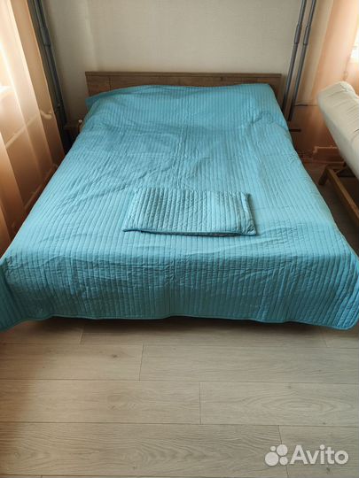 Покрывало и наволочка икеа