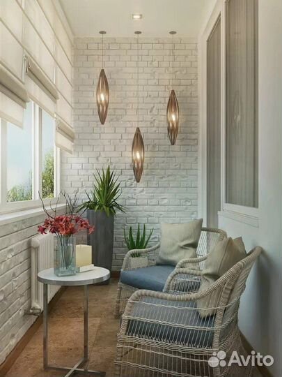 Балкон с отделкой в рассрочку