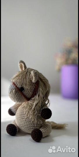 Вязаная Лошадь пони