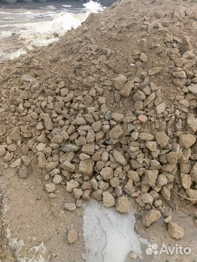 Вторичный щебень - дробленый бетон
