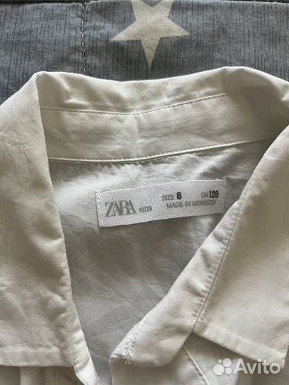 Рубашка zara 8-10 лет