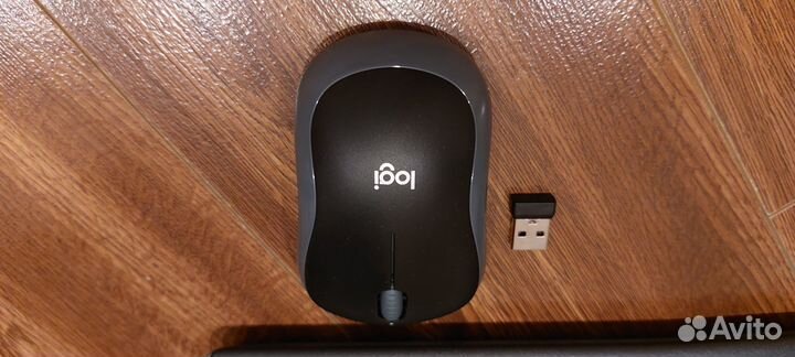 Клавиатура и мышь logitech