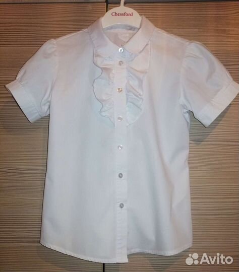 Блузка белая для девочек