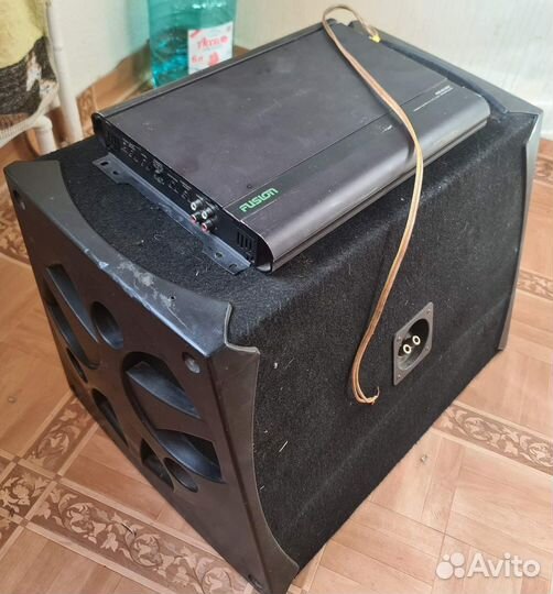 Сабвуфер Fusion RE-PK1120 + Моноблок Fusion
