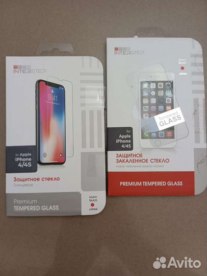 Защитное стекло новое iPhone 4/4S