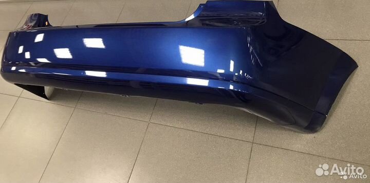 Бампер chevrolet lacetti задний Седан в цвет синий