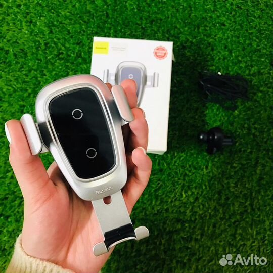 Автодержатель Baseus B01 + Беспроводная зарядка