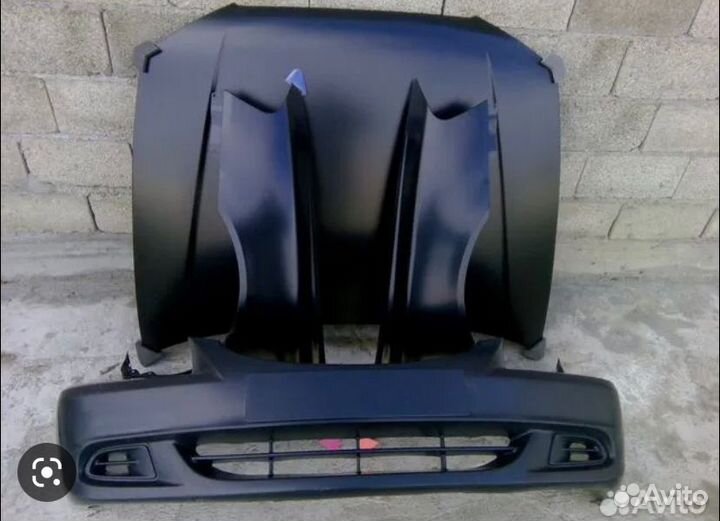 Ноускат Hyundai Accent Крыло капот бампер фара