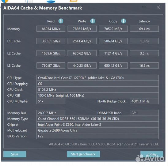 Intel Core i7-12700KF