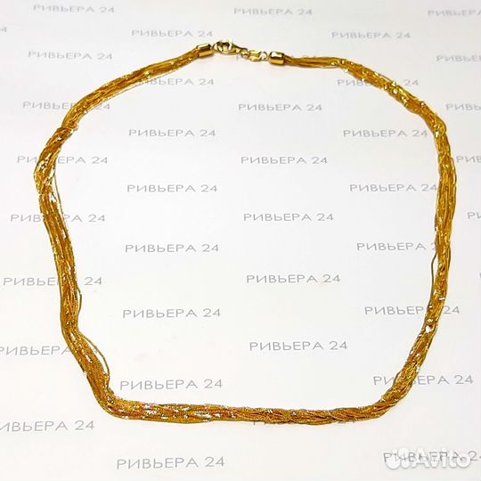Золотая цепь 750 пробы 12.34 грамм