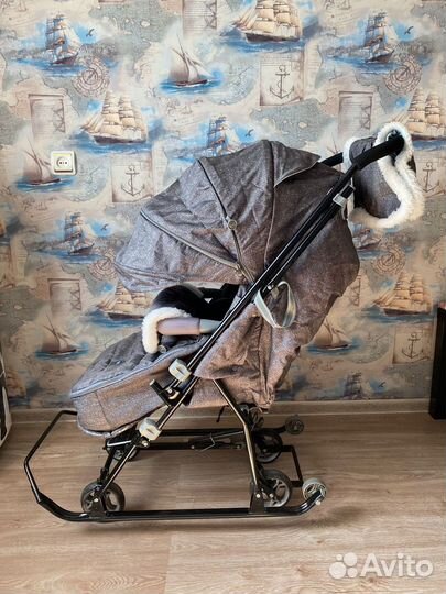 Санки коляска Nika