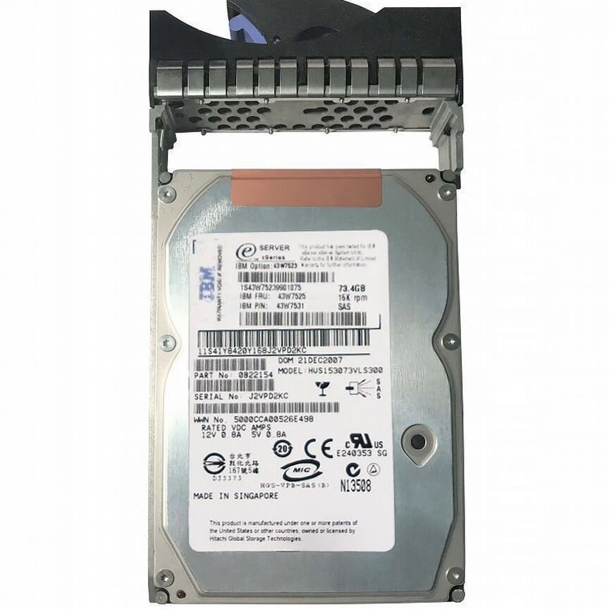 [43W7531] Жесткий Диск Ibm 73,4gb 43w7525 Sas 3,5" 43w7531