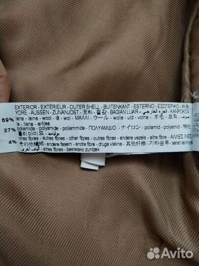 Пальто Zara шерсть